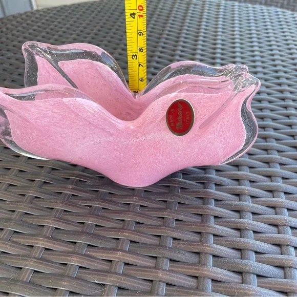 Vintage Italian Murano Glass Napkin Holder - Picture 7 of 10